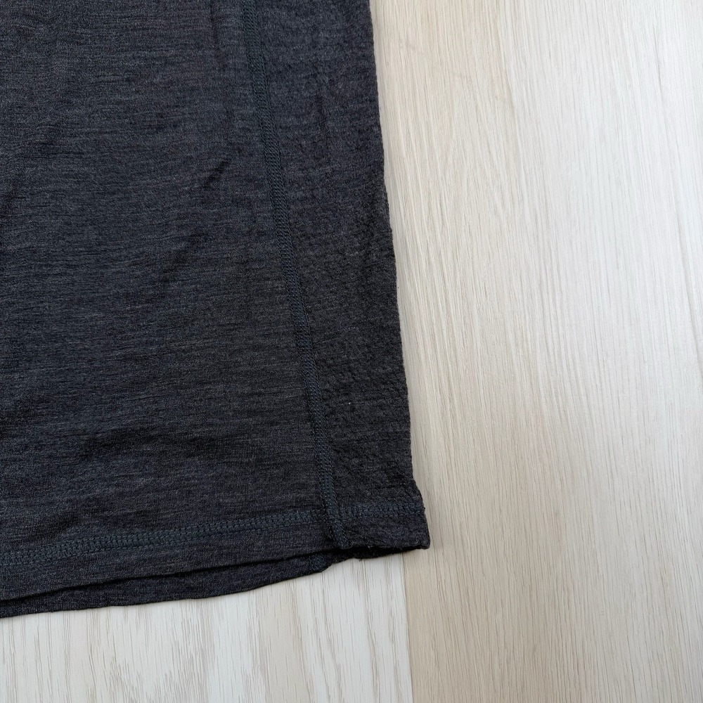 Woolly Men's 100% Merino Wool Short Sleeve Gray Tee T-Shirt Size L Large - Picture 5 of 11
